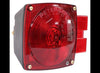 PETERSON TAIL LIGHT, 7 FUNCTION, SQUARE PASSENGER SIDE PS CS, 5-15/16"X4-1/2"
