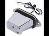 LED TRAILER LICENSE PLATE LIGHT - 5 DIODE, CHROME PLATED, CLEAR LENS