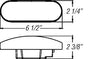 OPTRONICS TRAILER TAIL LIGHT - TURN, PARKING, MARKER - SUBMERSIBLE, OVAL AMBER