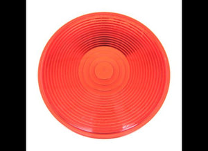 4-1/4" ROUND RED TRAILER TAIL LIGHT REPLACEMENT LENS ONLY