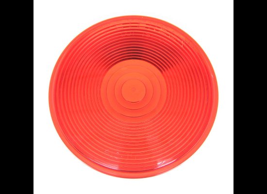 4-1/4" ROUND RED TRAILER TAIL LIGHT REPLACEMENT LENS ONLY