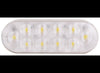 LED BACK UP LIGHT, SUBMERSIBLE, 10 DIODE, CLEAR, OVAL, 6-7/16" X 2-1/4"