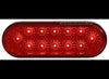 MICRO FLEX LED TRAILER TAIL LIGHT, STOP, TURN, TAIL, 12 DIODES, OVAL RED LED 6-1/2"X2-5/16"