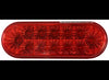 MICRO FLEX LED TRAILER TAIL LIGHT, STOP, TURN, TAIL, 12 DIODES, OVAL RED LED 6-1/2"X2-5/16"