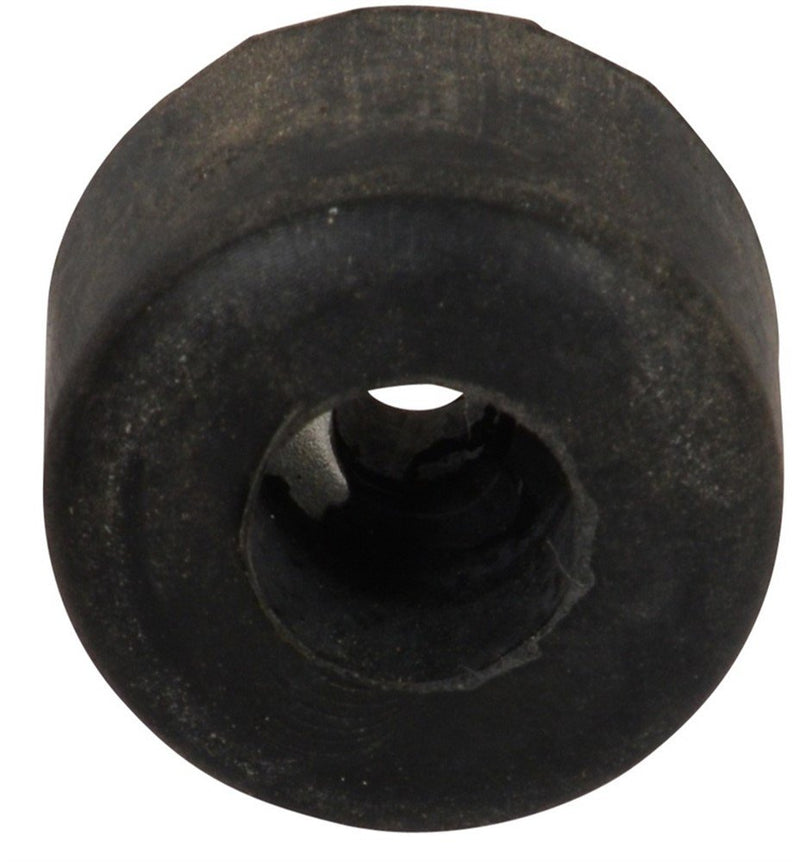 SMALL RUBBER BUMPER 7/8"X1/2" WITH 1/4" HOLE, BLACK