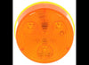 2" ROUND ALMBER LED CLEARANCE, SIDE MARKER LIGHT - 3 DIODE