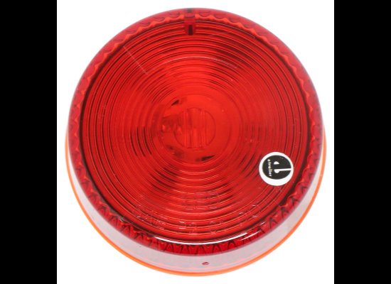 2" ROUND CLEARANCE SIDE MARKER TRAILER LIGHT - RED LENS, LED 1 DIODE