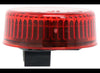 2" ROUND CLEARANCE SIDE MARKER TRAILER LIGHT - RED LENS, LED 1 DIODE