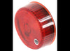 2" ROUND CLEARANCE SIDE MARKER TRAILER LIGHT - RED LENS, LED 1 DIODE