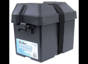 Snap-Top Battery Box with Strap for Group 24 Marine Batteries - Vented
