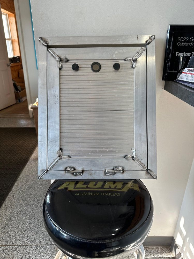 ALUMA GOOSENECK OPENING KIT 5TH WHEEL INSERT COVER 17.125"X20.75"