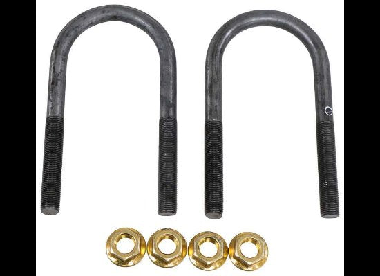 2-3/8"x5-1/2"x1/2" ROUND TRAILER U-BOLTS W/ NUTS - RETAIL PACKAGED