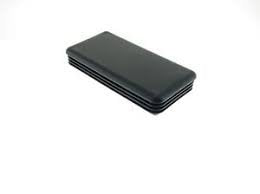 2" X 4" RECTANGLE PLASTIC END CAP, BLACK PLASTIC FOR SPORT HAVEN AUT UPRIGHTS - TUBE END CAP