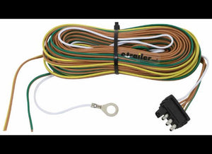 30' 4-WAY 4-FLAT TRAILER ELECTRICAL HARNESS, 4 WAY , 4 PIN