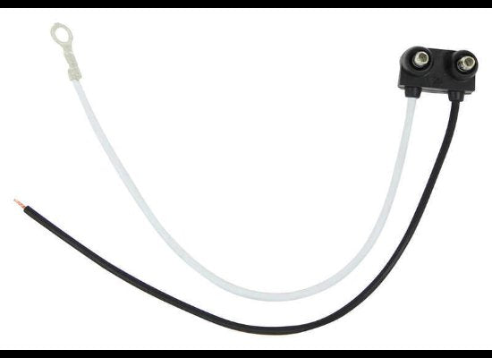 Right Angle 2-Wire Pigtail for Optronics Trailer Lights - 2-Prong PL-10 Plug - 6" Lead
