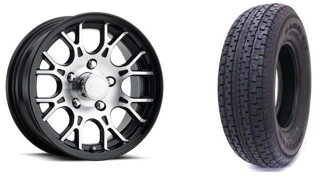 225/75R15 ALUMINUM WHEEL T16 BM 6 LUG LRE