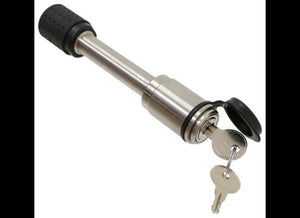 ETRAILER TRAILER HITCH RECEIVER LOCK FOR 2" FLUSH - 2-5/8" SPAN STAINLESS STEEL