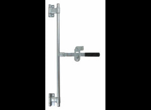 CAM BAR DOOR LATCH 36" PIPE, CAMBAR, ZINC PLATED STEEL