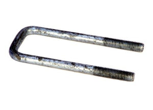 U-BOLT WITH NUTS, SQUARE 2" WIDE, 1/2" DIAMETER, 6-5/8" LONG GALVANIZED