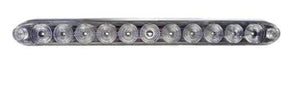 TECNIQ LOW PROFILE STOP, TURN, TAIL, WITH REVERSE LIGHT 15.5" LED BLACK BEZEL, CLEAR LENS RED LED