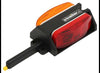 TRAILER FENDER LIGHT W/ REFLECTOR, AMBER AND RED LENS, PS CS 8-1/4" X 3-1/4"