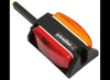 TRAILER FENDER LIGHT W/ REFLECTOR, AMBER AND RED LENS, PS CS 8-1/4" X 3-1/4"