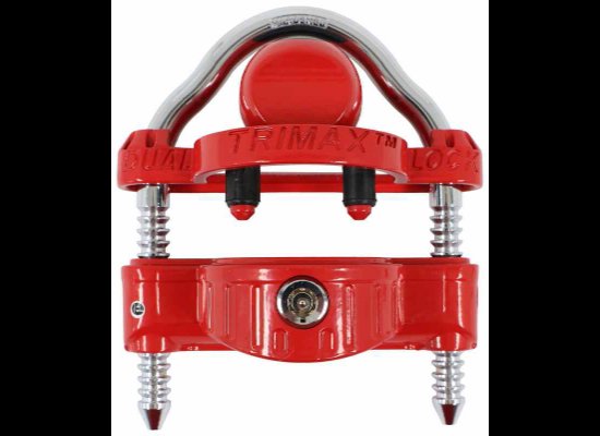 TRIMAX COUPLER LOCK AND U-LOCK FOR 1-7/8" , 2", 2 - 5/16" COUPLER - RED