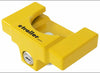 ETRAILER TRAILER COUPLER LOCK FOR FAT LIP 2-5/16" BALL COUPLER - ALUMINUM - YELLOW