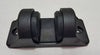 DOOR / WINDOW HOLD BACK FOR DROP DOWN WINDOWS, CENTER HANDLE, HORSE TRAILER WINDOW BUMPER