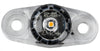 DARKHORSE LED AMBER MINI MARKER TRAILER LIGHT, CLEAR LENS 5" WIRE