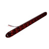 LEGEND STYLE STOP, TURN, TAIL LIGHT, RED LENS RED LED, 11 DIODE, 15-1/2"X1-1/4"X1/2"