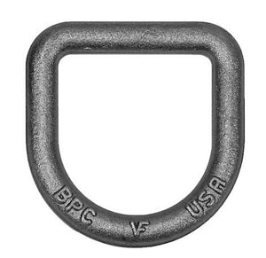 1/2" FORGED D-RING WELD ON WITH BRACKET, W.L.L. 4,080 lbs
