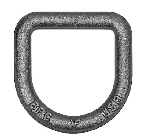 1/2" FORGED D-RING WELD ON WITH BRACKET, W.L.L. 4,080 lbs