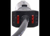 7-WAY CONNECTOR WITH MOLDED CABLE AND WIRING, TRAILER END, 6' LONG WITH LED TEST LIGHTS