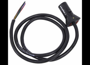 7-WAY CONNECTOR WITH MOLDED CABLE AND WIRING, TRAILER END, 6' LONG WITH LED TEST LIGHTS