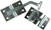 45 DEGREE T-STYLE HOOK AND KEEPER, ANGLE DOOR HOLDER, ZINC T-STYLE, 2"