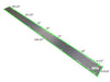 12' SLIDES (PAIR) / GUIDE , LOW PROFILE WIDE SLIDE FOR SNOWMOBILE TRAILER