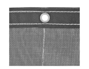 HEAVY DUTY BLACK MESH TARP 7' X 18' , 7X18 REPLACEMENT TARP