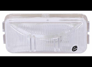 MINI TRAILER LICENSE PLATE LIGHT - SUBMERSIBLE, INCANDESCENT, CLEAR LENS - 2-1/2" X 1-3/16"