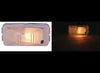 MINI TRAILER LICENSE PLATE LIGHT - SUBMERSIBLE, INCANDESCENT, CLEAR LENS - 2-1/2" X 1-3/16"