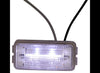 LED TRAILER LICENSE PLATE LIGHT, SUBMERSIBLE, CLEAR LENS, 2 DIODE - 2-1/2" X 1-1/4"