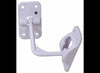 T-STYLE HOOK AND KEEPER DOOR HOLDER 90 DEGREE, WHITE, PLASTIC, 3-1/2" HOLD BACK