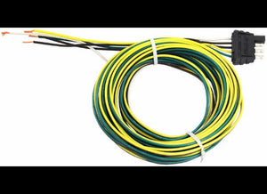 4-WAY FLAT 4 TRAILER WIRING HARNESS, 20' WESBAR