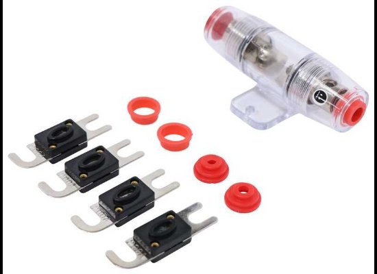 AFS FUSE HOLDER AND 200 AMP FUSE FOR BULLDOG WINCH ATV/UTV WINCHES - 4 TO 8 GAUGE
