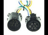 CUT T-CONNECTOR VEHICLE WIRING HARNESS FOR FACTORY TOW PACKAGE - 5-POLE FLAT TRAILER CONNECTOR
