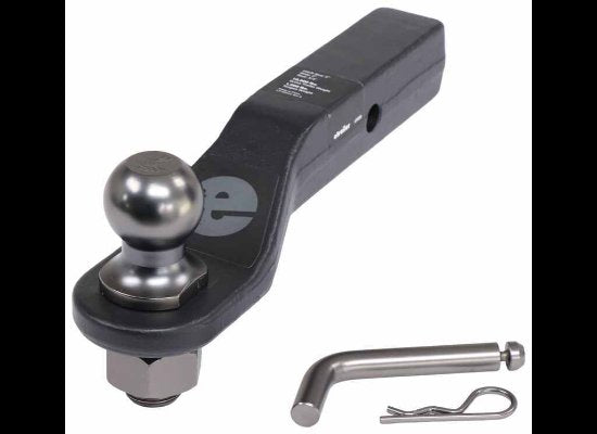 ETRAILER BALL MOUNT WITH 2" BALL - 2" HITCH, 2" DROP, 10,000lbs