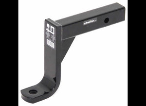 DRAW-TITE BALL MOUNT, 1" HOLE, 6-3/4" RISE, 8" DROP, 10" LONG - 5,000lbs