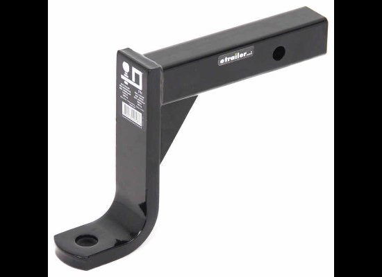 DRAW-TITE BALL MOUNT, 1" HOLE, 6-3/4" RISE, 8" DROP, 10" LONG - 5,000lbs