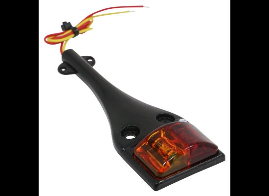 DIAMOND LED TRAILER FENDER CLEARANCE LIGHT - 2 DIODES - AMBER/RED LENS, LEFT SIDE, DRIVER SIDE, DS