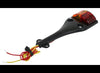 DIAMOND LED TRAILER FENDER CLEARANCE LIGHT - 2 DIODES - AMBER/RED LENS, RIGHT SIDE, PASSENGER SIDE,